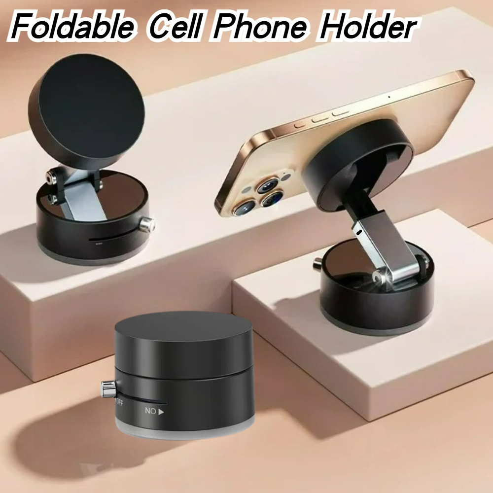 Phone Accessories Holder Car - ที่วางสูญญากาศแม่เหล็กประสิทธิภาพสูงขาตั้งโทรศัพท์สากลแบบพับได้สําหรับรถเดสก์ท็อปห้องน้ําอุปกรณ์กีฬากลางแจ้ง