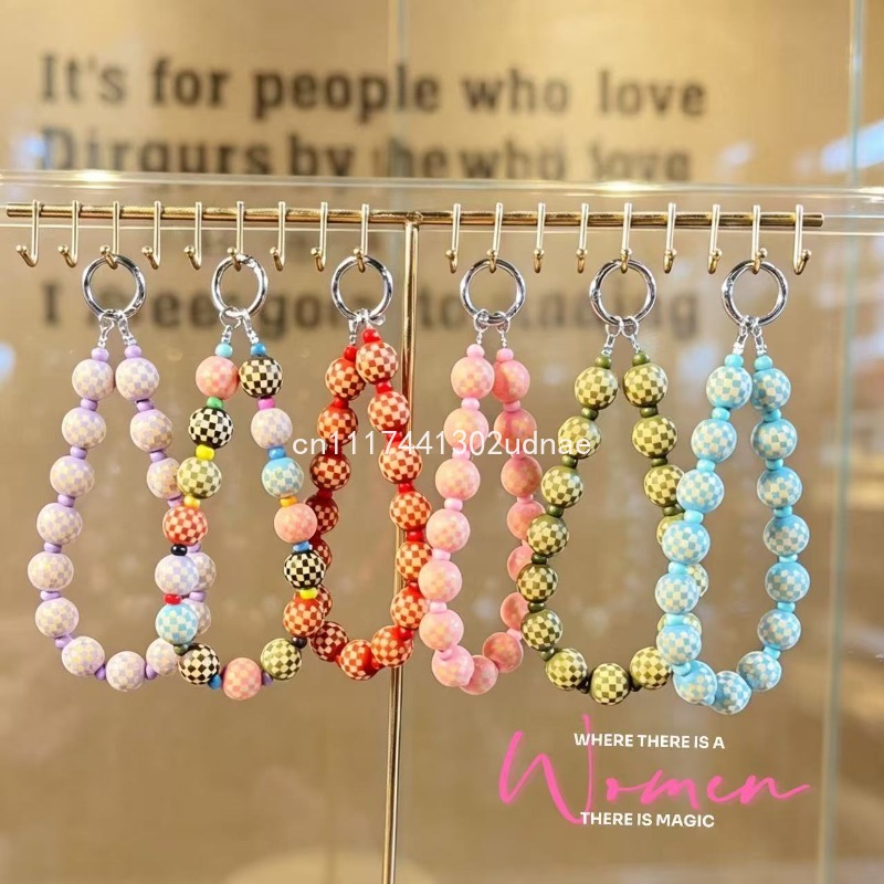 สายคล้องโทรศัพท์ลายสก็อตทำจากไ - Phone Accessories Charms บทวิจารณ์และราคา
