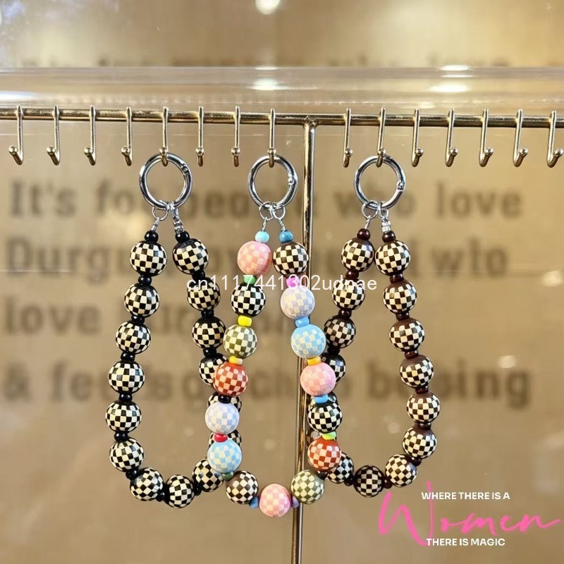 สายคล้องโทรศัพท์ลายสก็อตทำจากไ - Phone Accessories Charms บทวิจารณ์และราคา